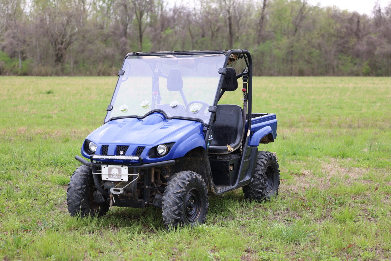 Rough Country - Vented Full Windshield - Scratch Resistant - Yamaha Rhino 660/Rhino 700 - 98241240