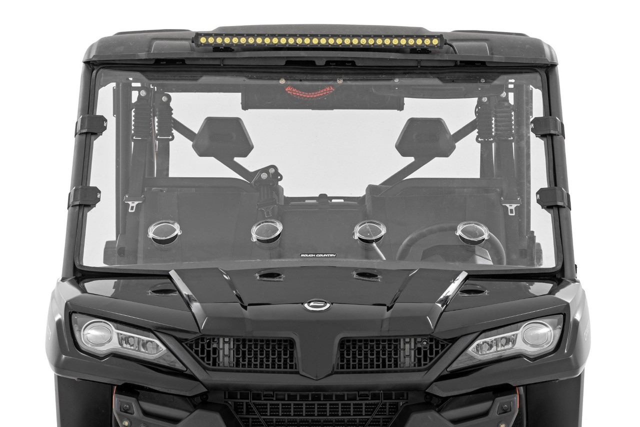 Rough Country - Vented Full Windshield - Scratch Resistant - CFMOTO UFORCE 1000 - 98292480