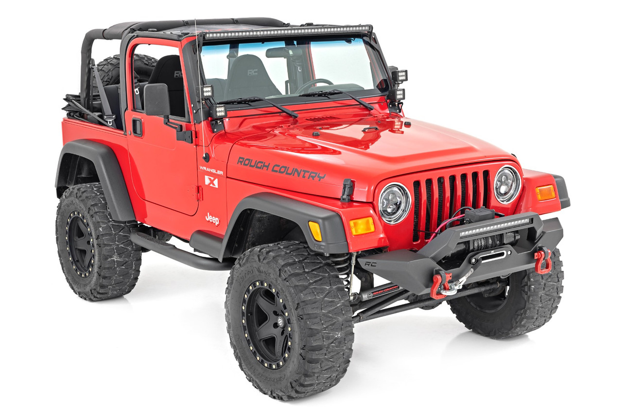 Rough Country - Fender Flares - 5.5 in. Wide - Jeep Wrangler TJ (97-06)/Wrangler Unlimited (04-06) - 99033