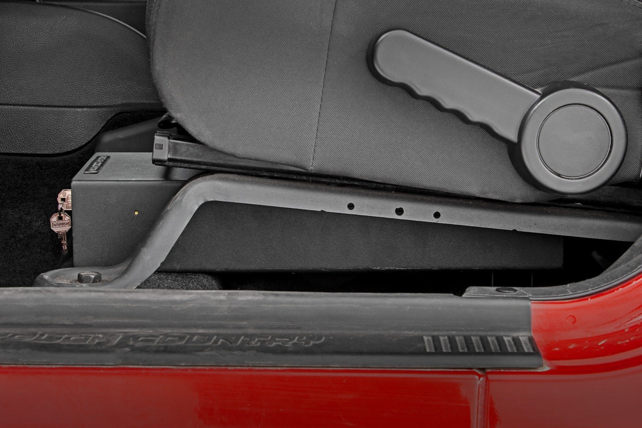 Rough Country - Storage Box - Under Seat - Jeep Wrangler JK (07-10)/Wrangler Unlimited (07-18) - 99035