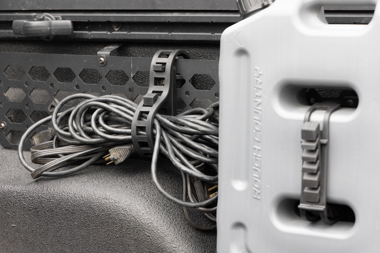 Rough Country - Rubber Molle Panel Clamp Kit - Universal - Up to 15 in. - 2-Clamp Sets - 99066