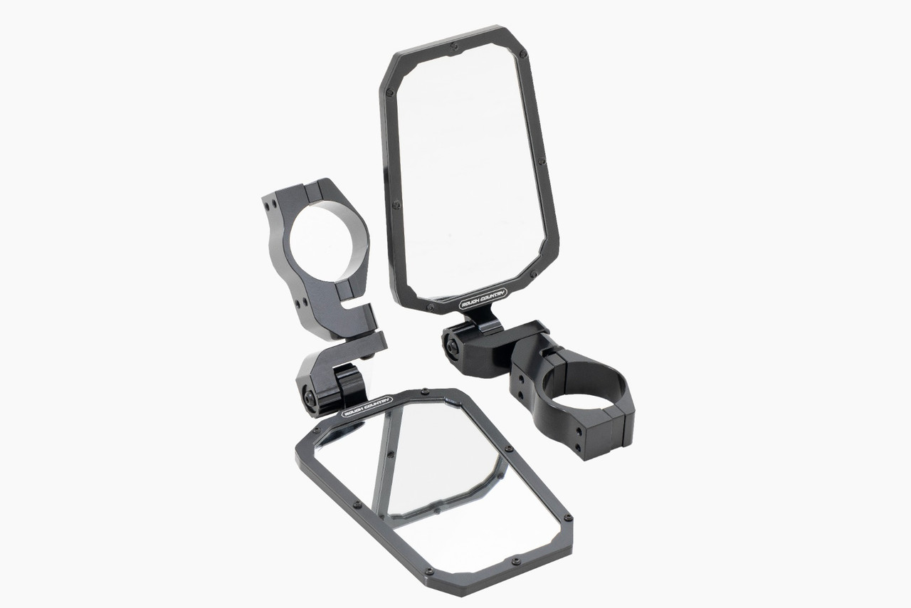 Rough Country - UTV Aluminum Side View Mirrors - Horizontal - 99209