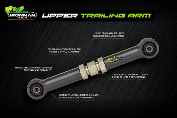 Rear Adjustable Upper Trailing Arm Suited For Toyota 80 Series Land Cruiser