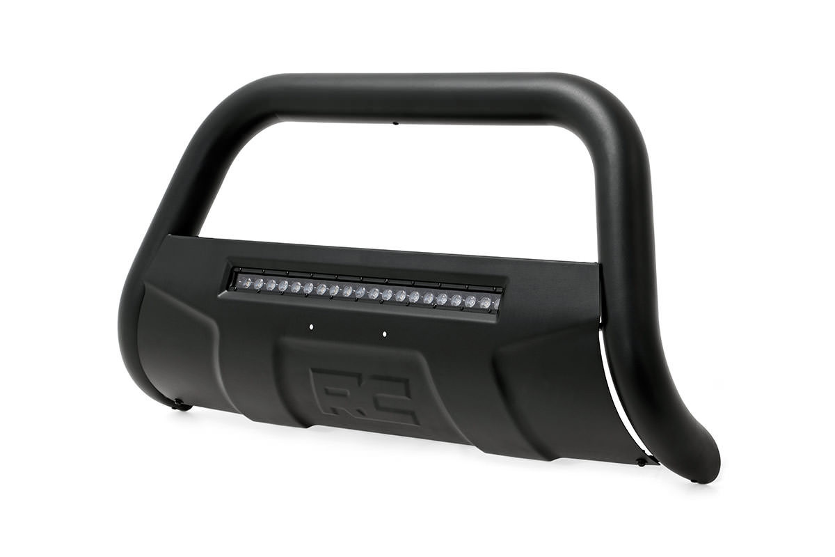 Rough Country - Black LED Bull Bar - Chevy/GMC 1500 Truck & SUV (07-20 & Classic) - B-C4071