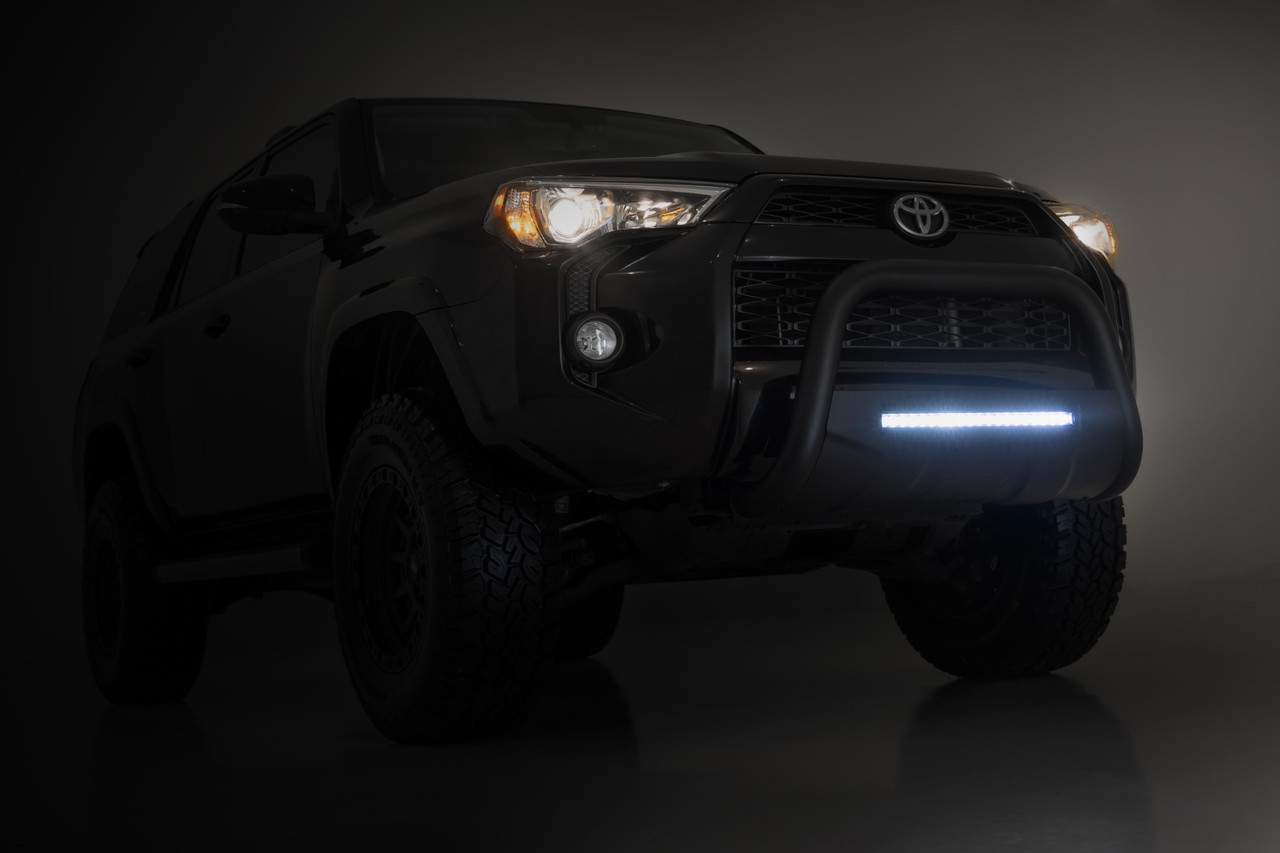 Rough Country - Black LED Bull Bar - Toyota 4Runner 2WD/4WD (2010-2024) - B-T4081
