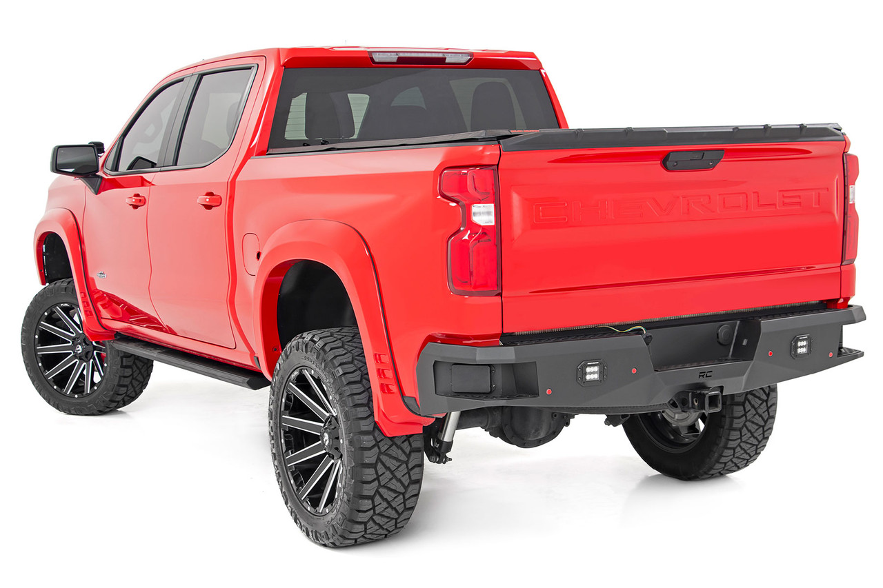 Rough Country - Fender Flares - SF1 - GNO Slate Gray - Chevy Silverado 1500 2WD/4WD (2019-2025 & Classic) - F-C319201A-GNO