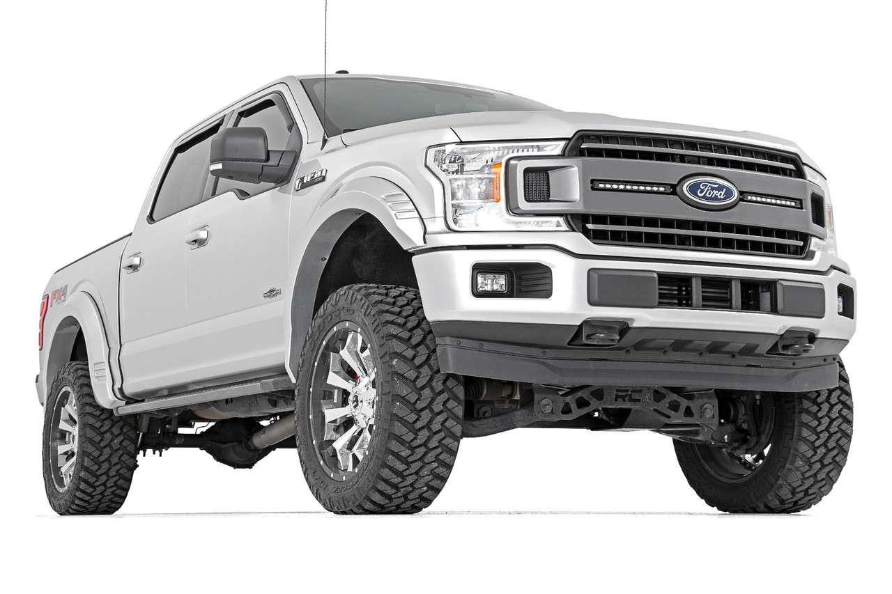 Rough Country - Fender Flares - SF1 - UH Tuxedo Black Metallic - Ford F-150 2WD/4WD (15-17) - F-F315110-UH