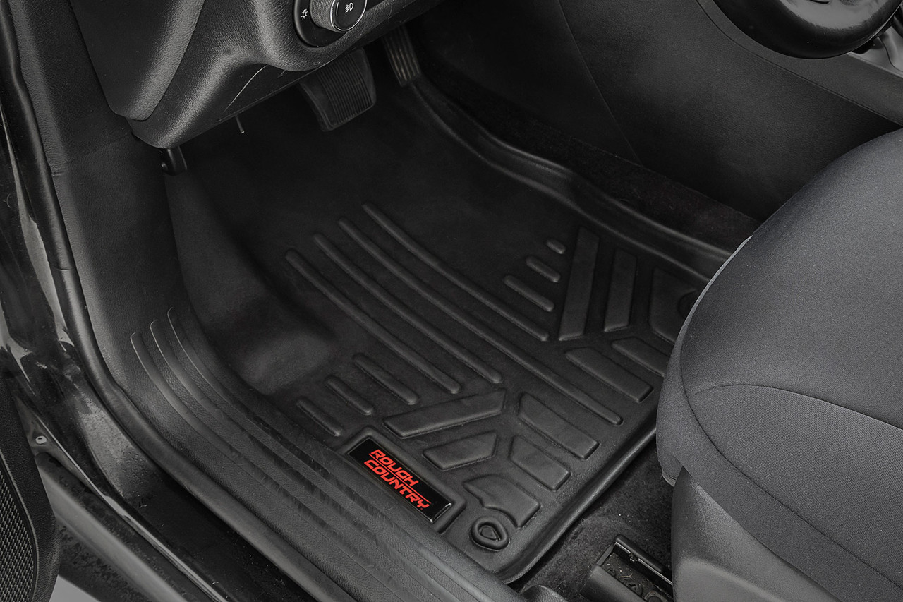 Rough Country - Floor Mats - FR & RR - Jeep Cherokee KL 2WD/4WD (2014-2023) - M-61702