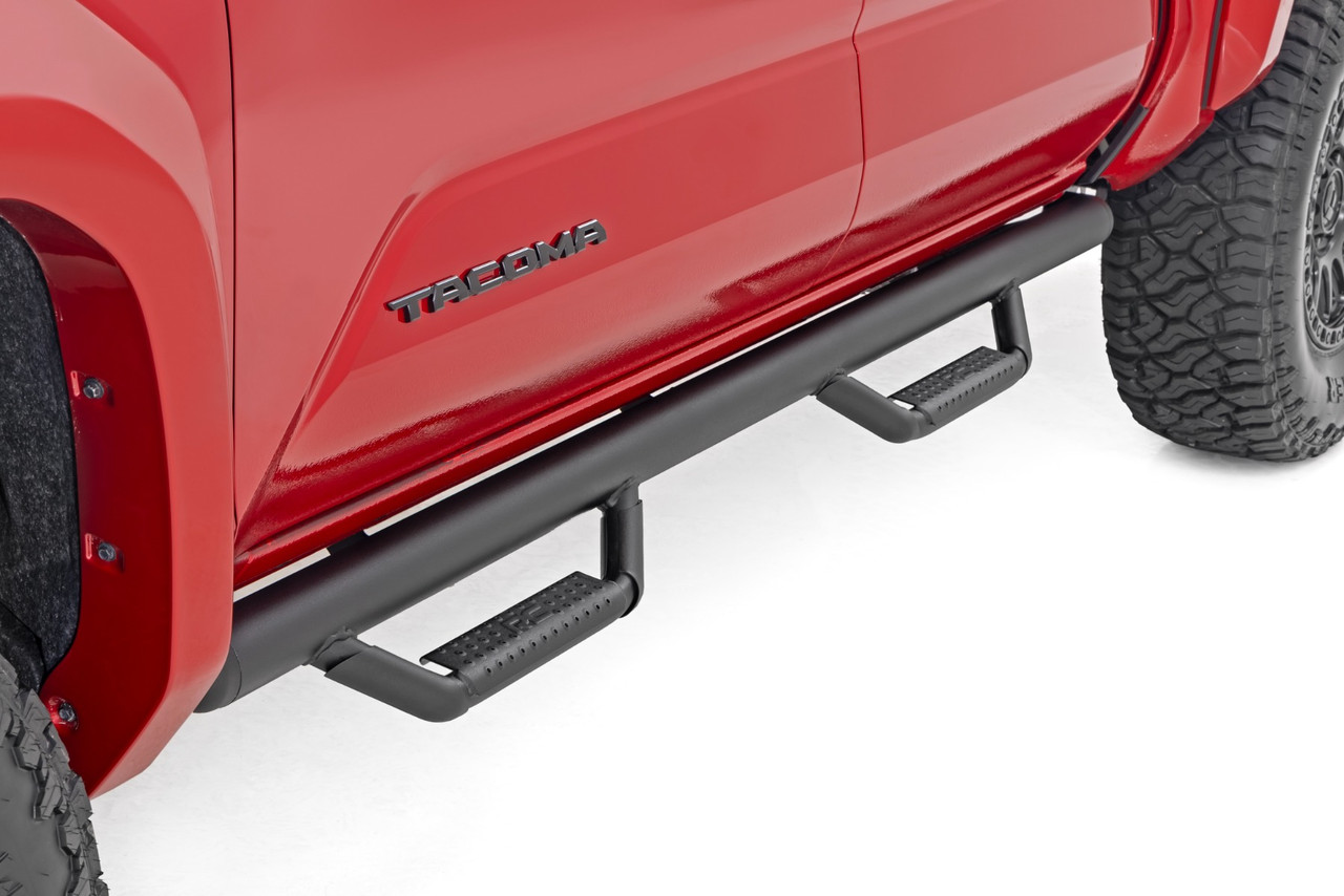 Rough Country - Nerf Steps - Cab Length - Double Cab - Toyota Tacoma 2WD/4WD (2024-2025) - RCT2480CC