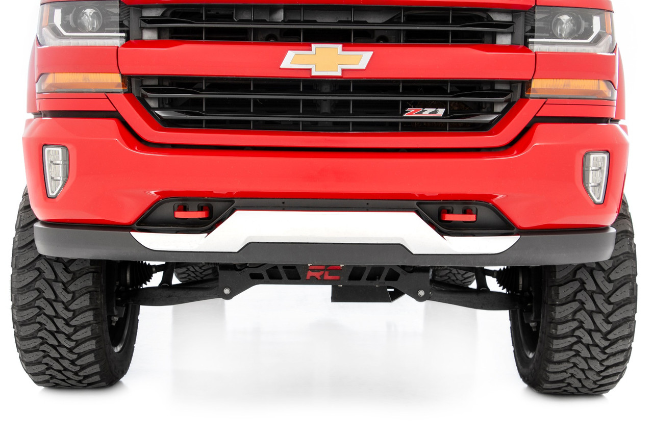 Rough Country - Tow Hooks - Forged - Red - Chevy Silverado 1500 2WD/4WD (2014-2018 & Classic) - RS134