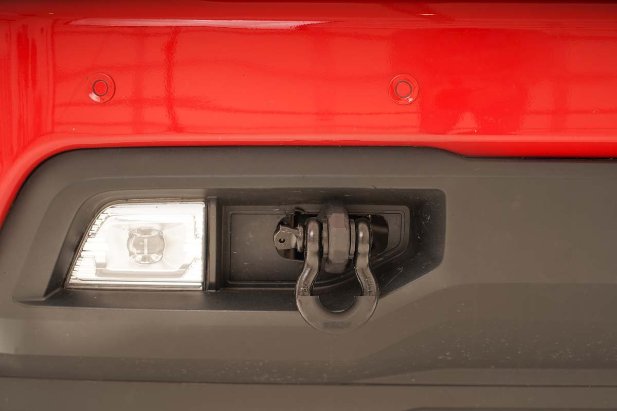 Rough Country - Tow Hook Brackets - D-Ring Combo - Chevy Silverado 1500 2WD/4WD (2019-2025 & Classic) - RS155