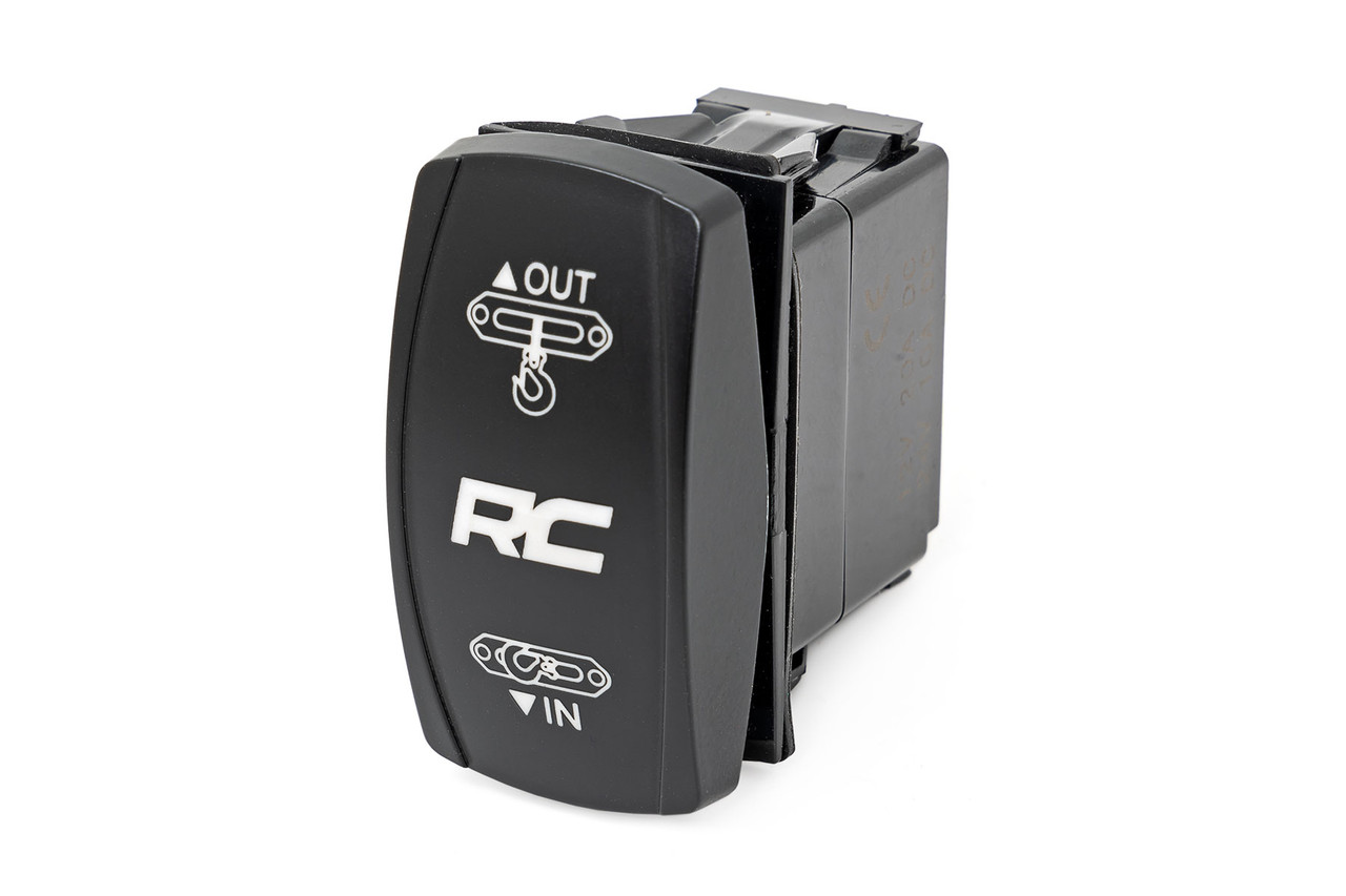 Rough Country - 4500-LB Winch W/ Remote - UTV - Synthetic Rope - RS4500SA