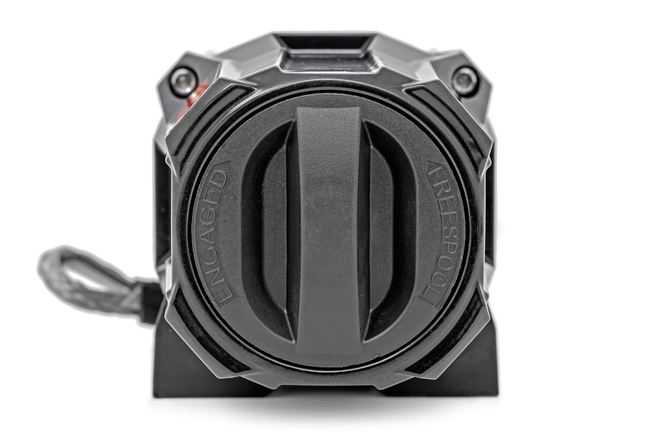 Rough Country - 6500-LB Winch W/ Remote - UTV - Synthetic Rope - RS6500SA