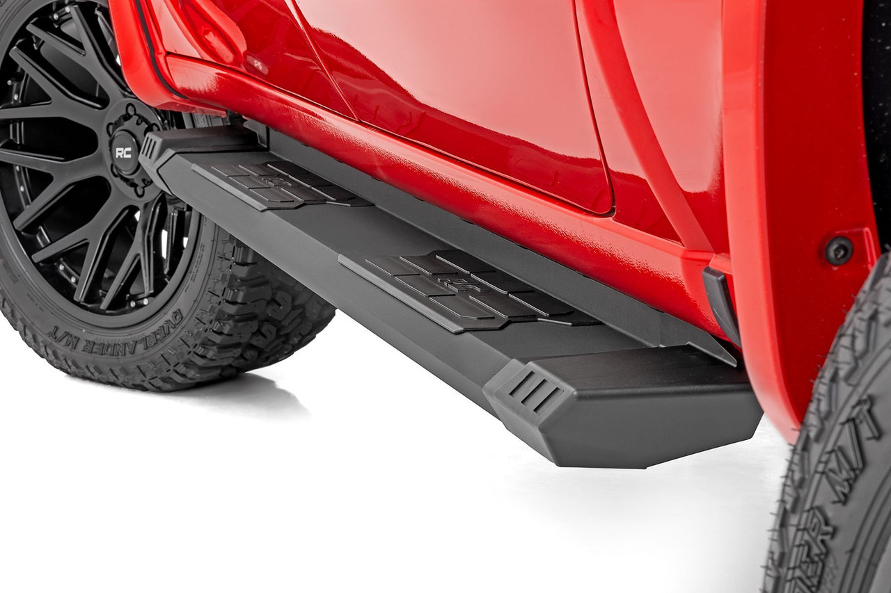 Rough Country - HD2 Aluminum Running Boards - Quad Cab - Dodge 2500/Ram 3500 2WD/4WD (03-10) - SRB020877A