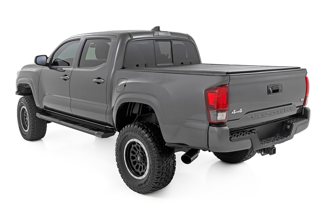 Rough Country - HD2 Aluminum Running Boards - Double Cab - Toyota Tacoma 2WD/4WD (2005-2023) - SRB051785A