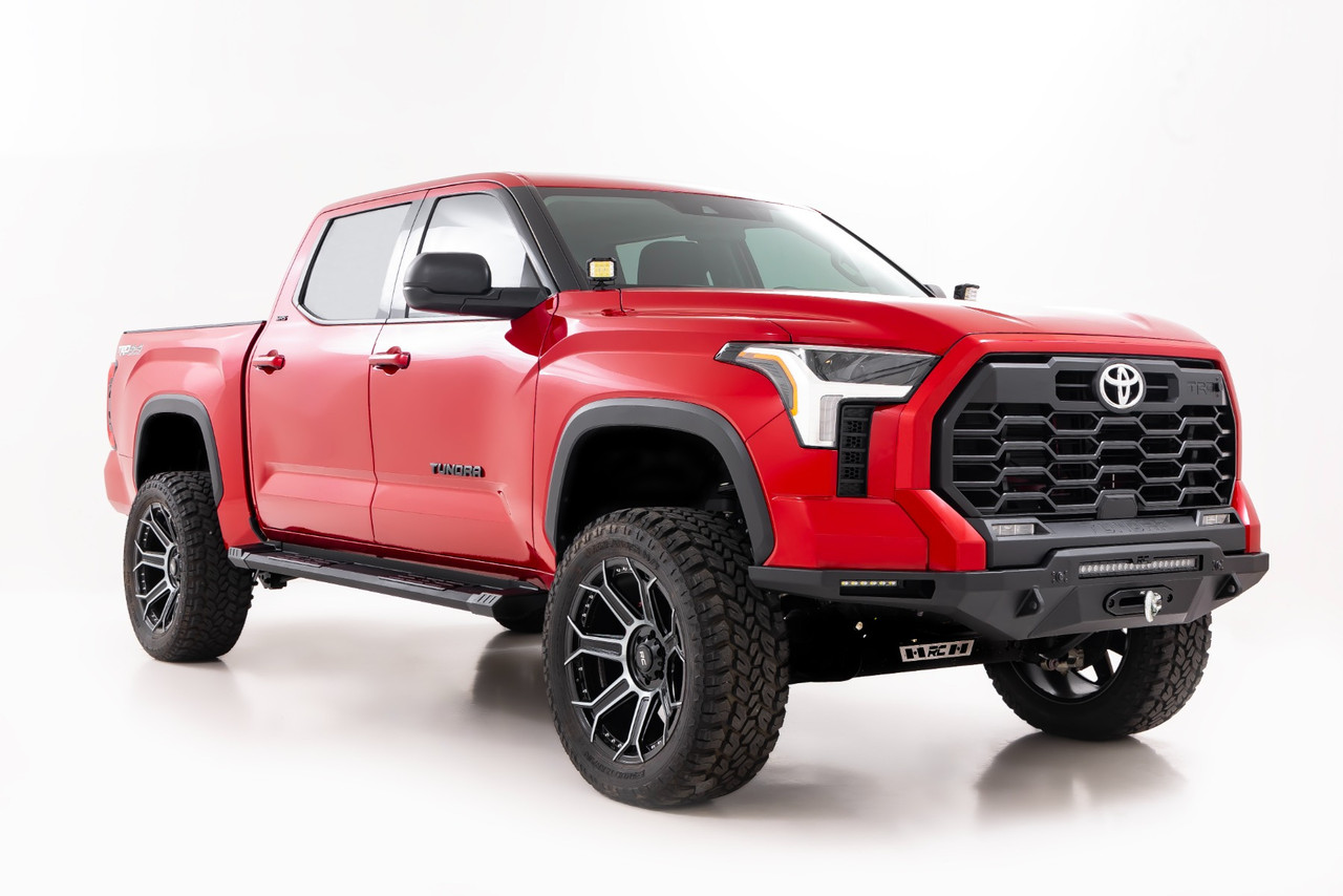 Rough Country - HD2 Aluminum Running Boards - CrewMax - Toyota Tundra 2WD/4WD (2022-2025) - SRB072291A
