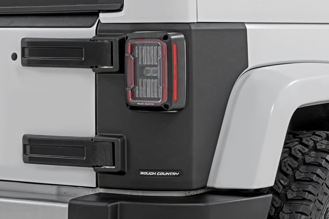 Rough Country - Trail Cladding - Rear Corners - Jeep Wrangler JK/Wrangler Unlimited (07-18) - TC13022