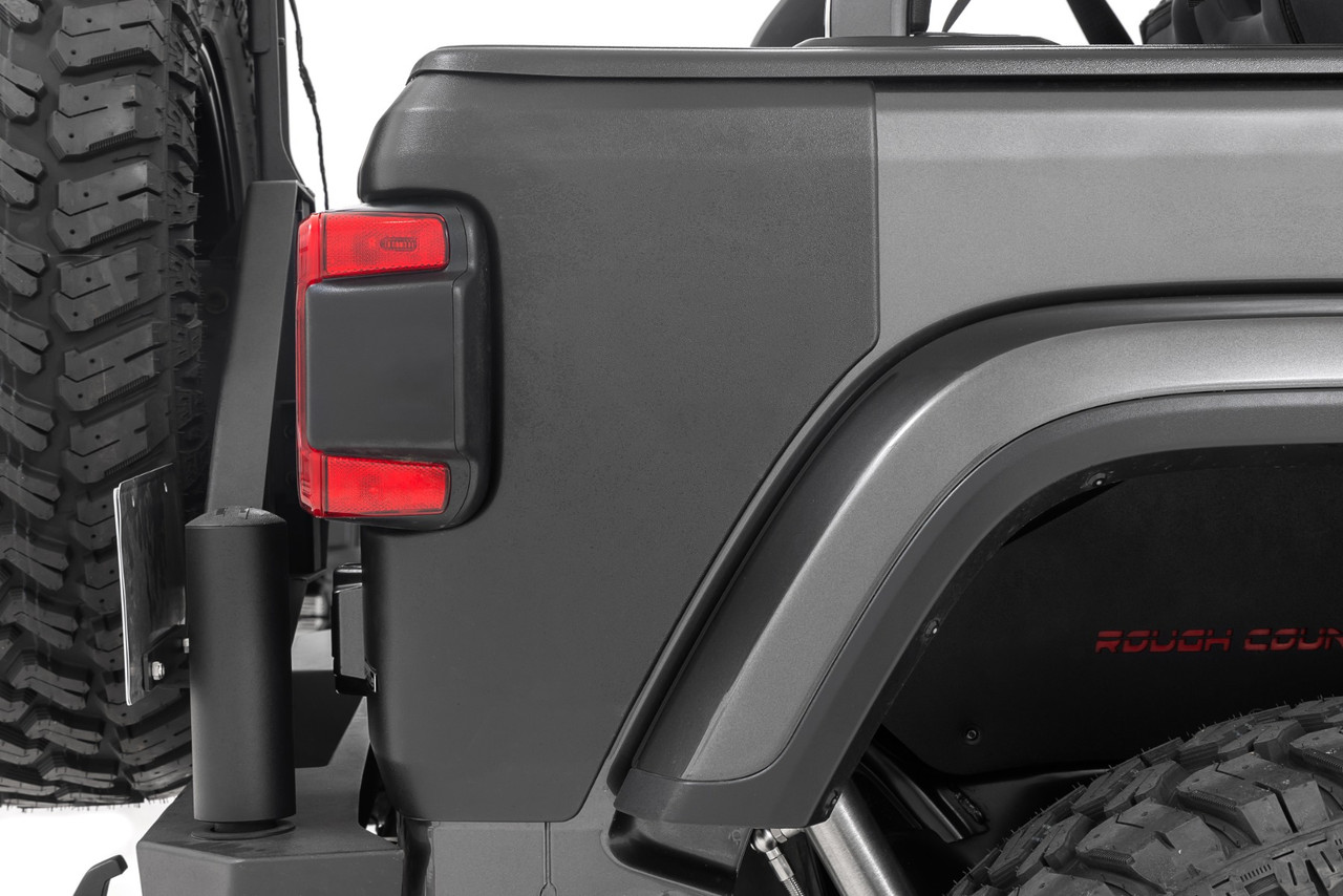 Rough Country - Trail Cladding - Rear Corners - Jeep Wrangler JL/Wrangler Unlimited (18-25) - TC13026