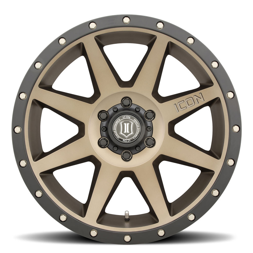 ICON Alloys Rebound Bronze 20 x 9 / 6 x 5.5 0mm Offset 5" BS - 1820908350BR