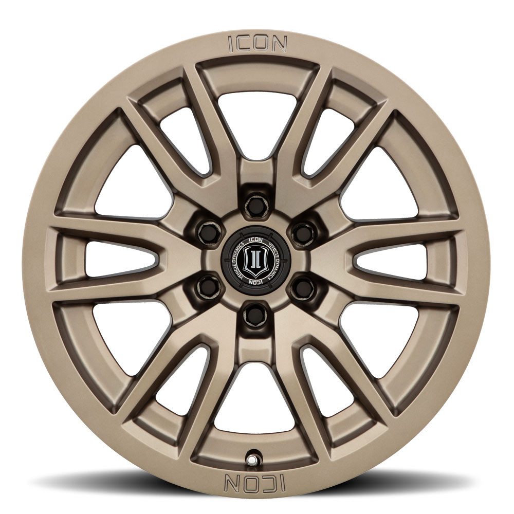 ICON ALLOYS VECTOR 6 BRONZE - 17 X 8.5 / 6 X 5.5 / 0 MM / 4.75" BS - 2417858347BR