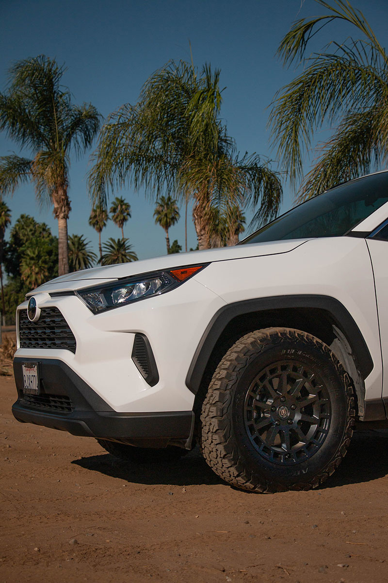 ICON ALLOYS JOURNEY SAT BLK - 17 X 8 / 5 X 4.5 / 38 MM / 6" BS - 7117806560SB