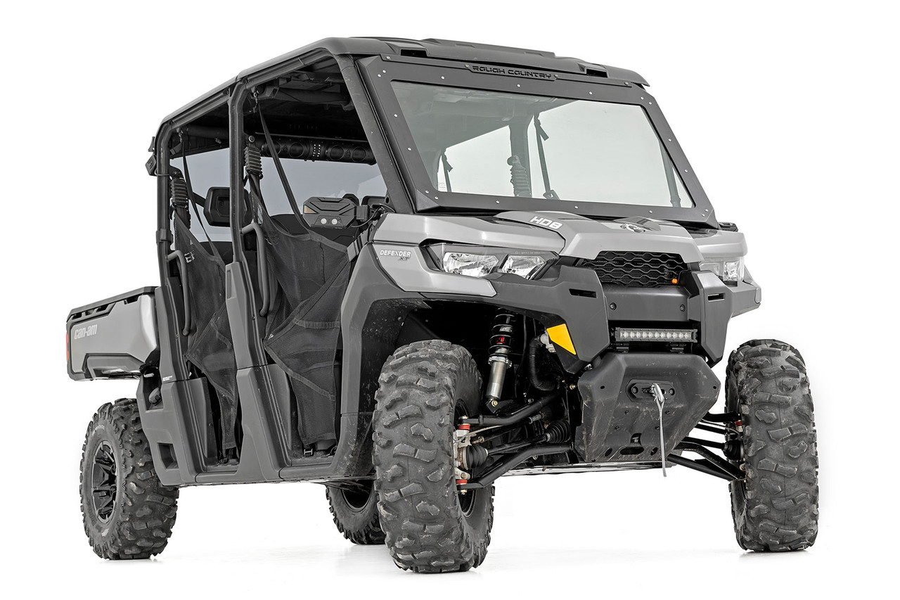 Rough Country - M1 Front Coil Over Shocks - Ride Height Adjust - Can-Am Defender HD 5/HD 8/HD 9 - 301003