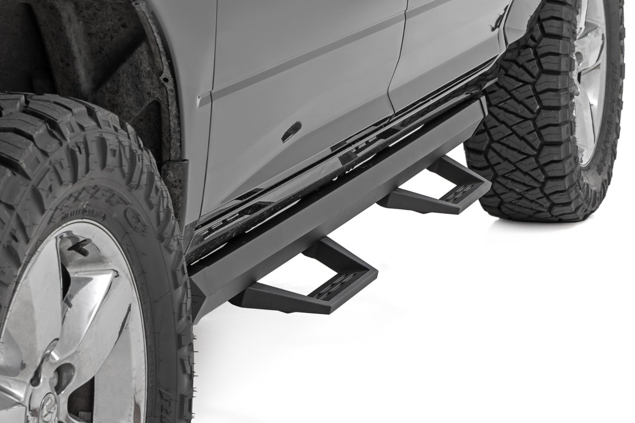 Rough Country - SRL2 Adj Aluminum Step - Crew Cab - Ram 1500/2500/3500 2WD/4WD (2010-2018 & Classic) - 31015