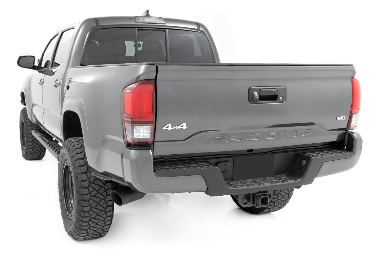 Rough Country - BA2 Running Boards - Side Step Bars - Double Cab - Toyota Tacoma (05-23) - 41009A - 41009A
