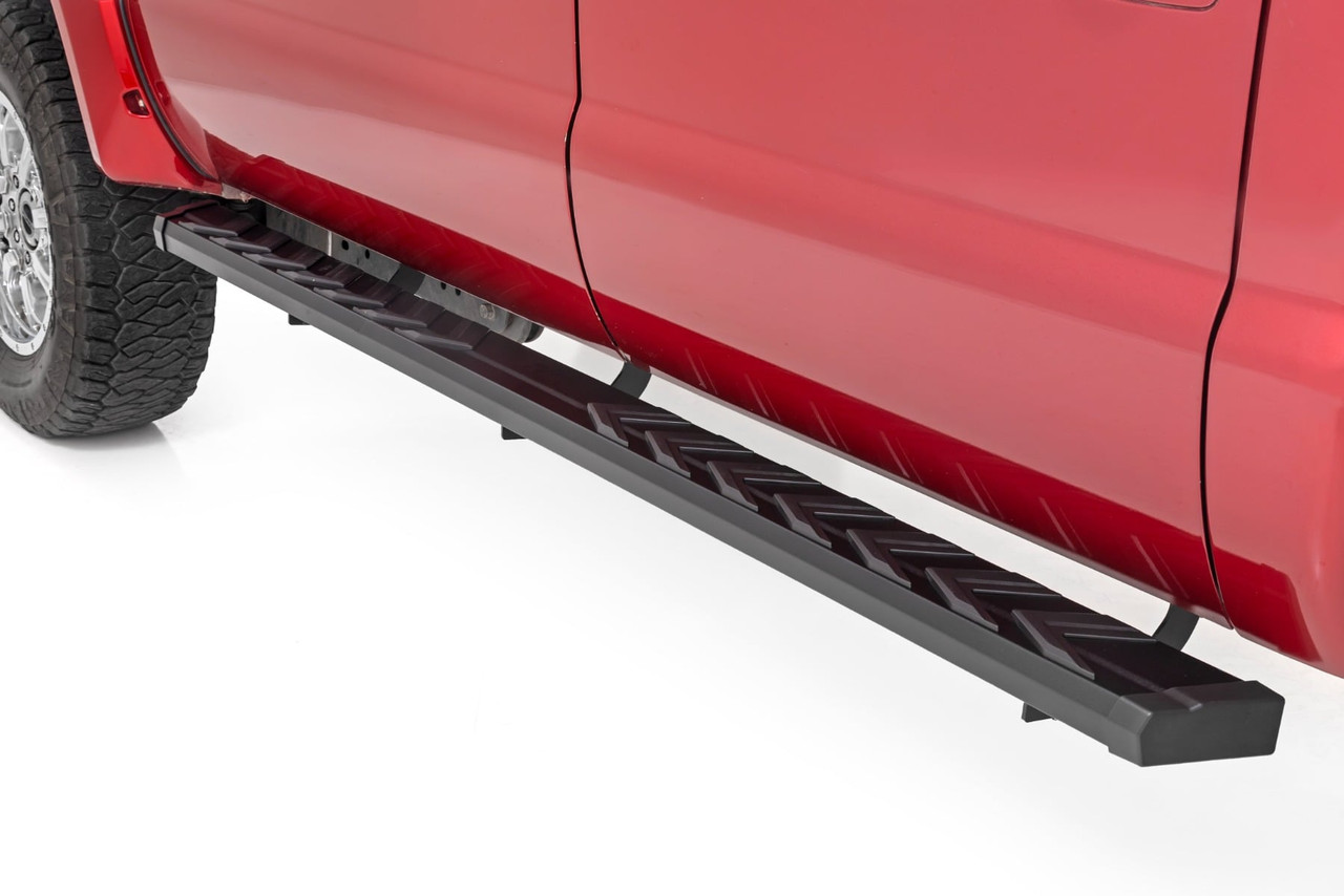 Rough Country - BA2 Running Boards - Side Step Bars - Ford F-250/F-350 Super Duty (99-16) - 41011A - 41011A