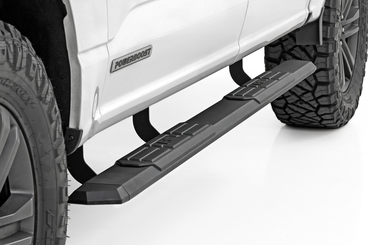 Rough Country - TR2 Running Boards - Ford F-150/Lightning/F-250/F-350/Raptor  (2015-2026) - 45000 - 45000