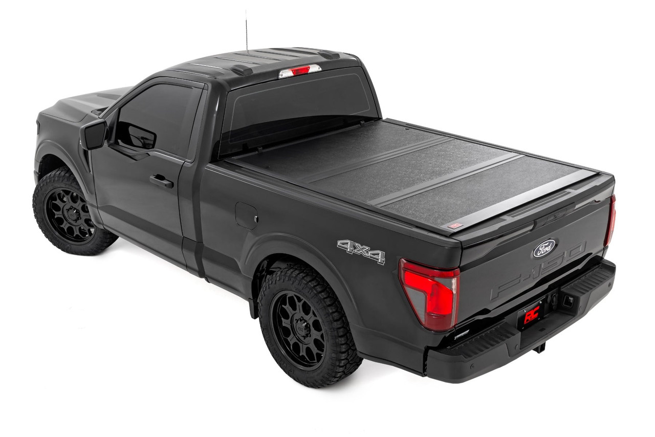 Rough Country - Hard Low Profile Bed Cover - 6'7" Bed - Ford F-150 2WD/4WD (2021-2026) - 47229650B - 47229650B