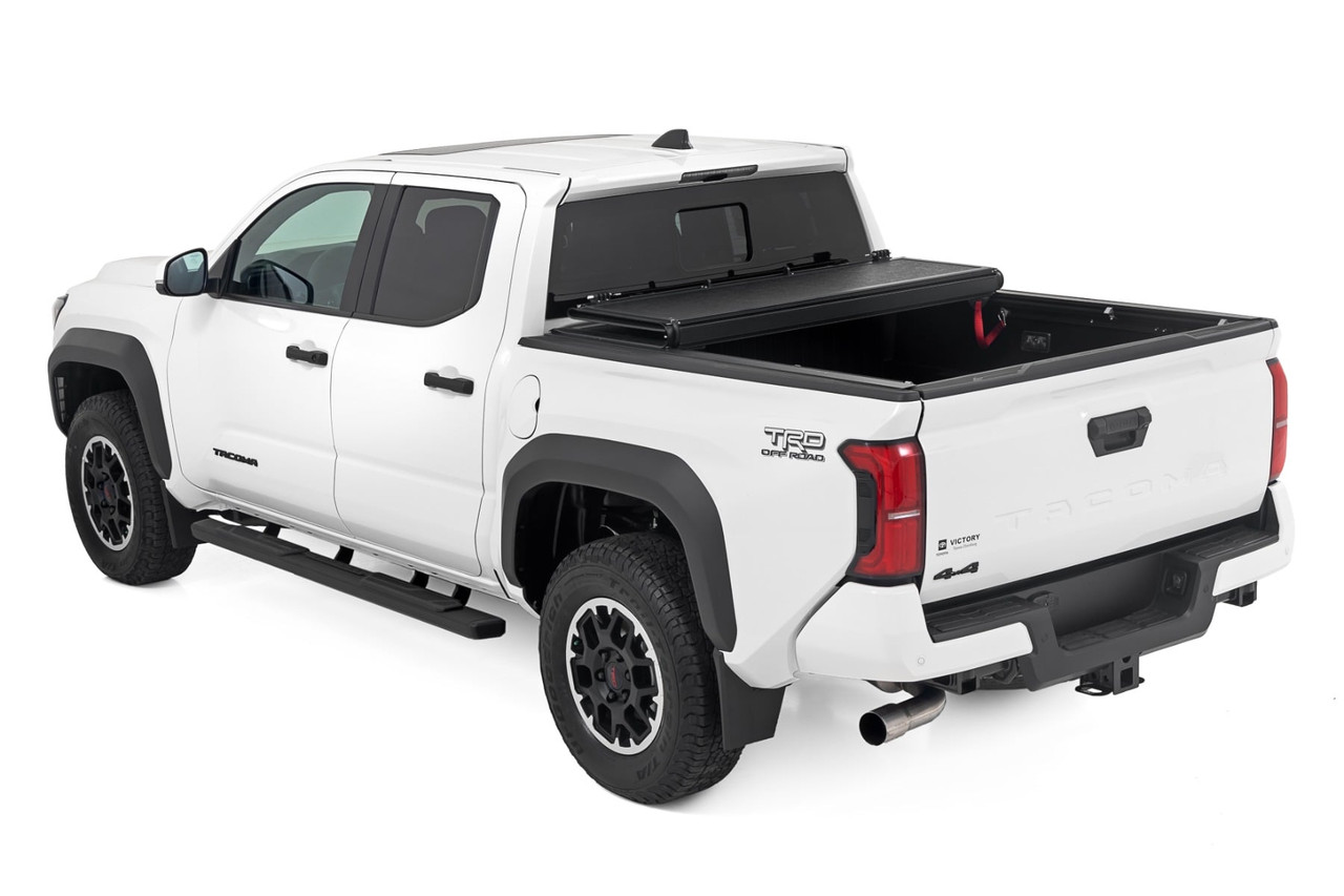 Rough Country - Hard Low Profile Bed Cover - 6' Bed - Toyota Tacoma 2WD/4WD (2024-2026) - 47410600B - 47410600B