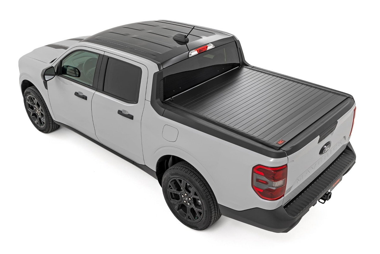Rough Country - Hard Roll Up Bed Cover - 4'6" Bed - Ford Maverick 2WD/4WD (2022-2026) - 50214500 - 50214500