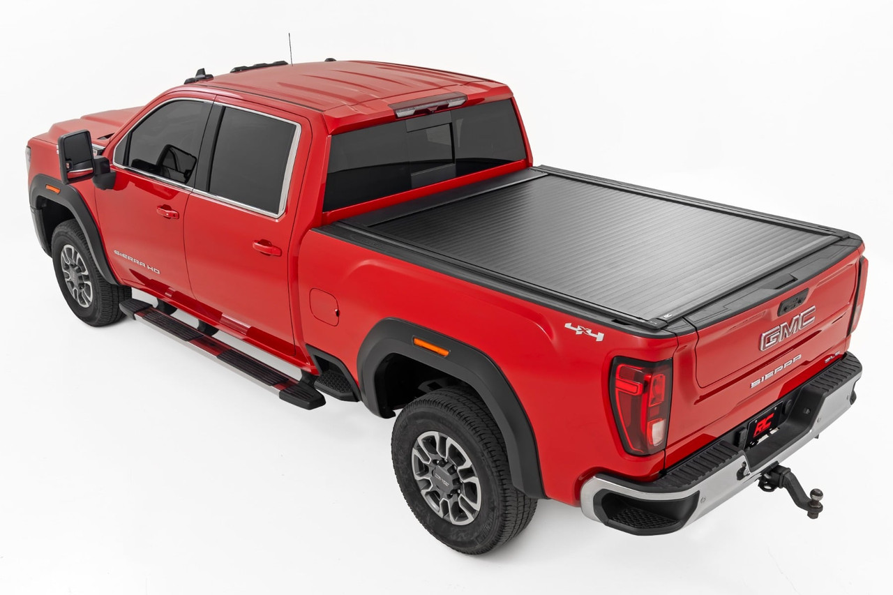 Rough Country - Powered Retractable Bed Cover - 6'9" Bed - Chevy/GMC 2500HD/3500HD (20-26) - 51210690 - 51210690