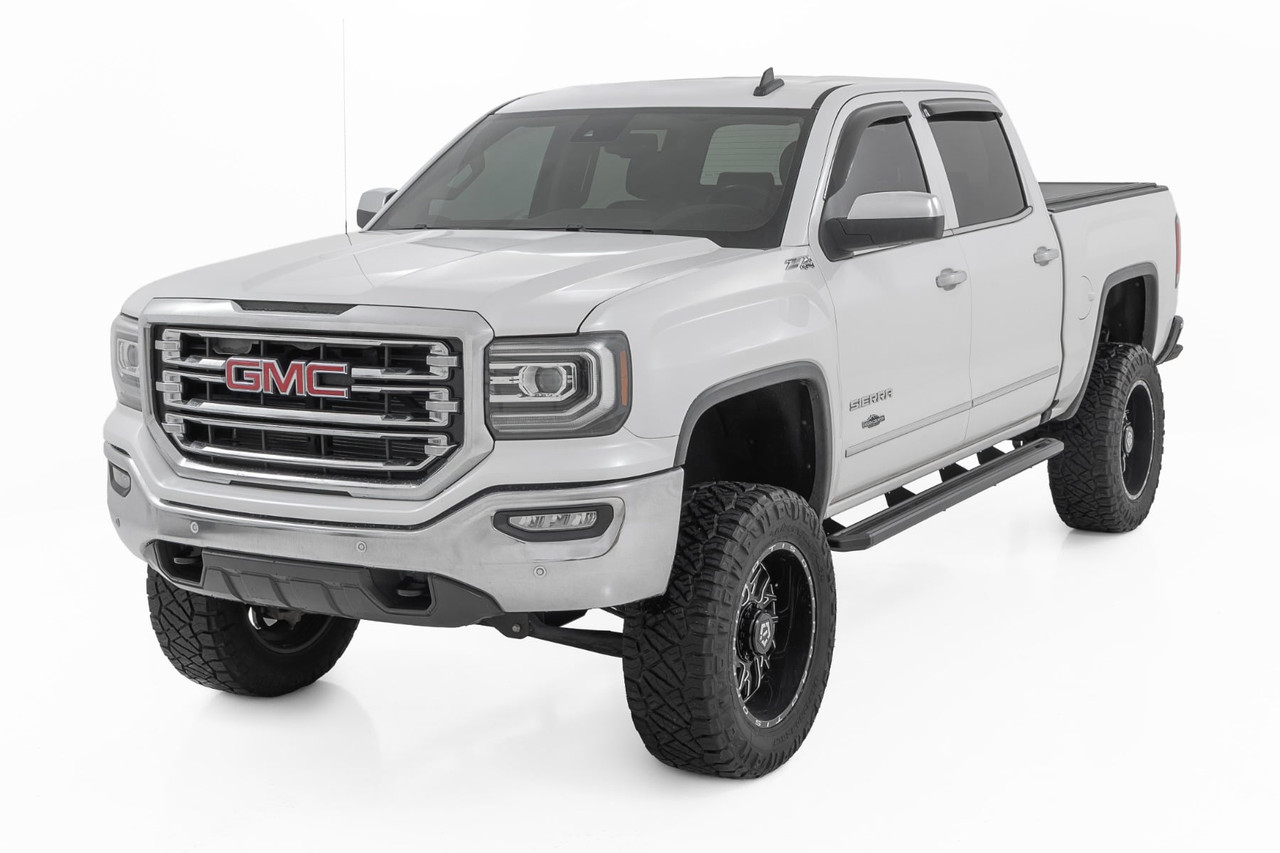 Rough Country - Multi-Color LED Running Boards - Crew Cab - Chevy/GMC 1500/2500HD/3500HD (07-19 & Classic) - 55010 - 55010
