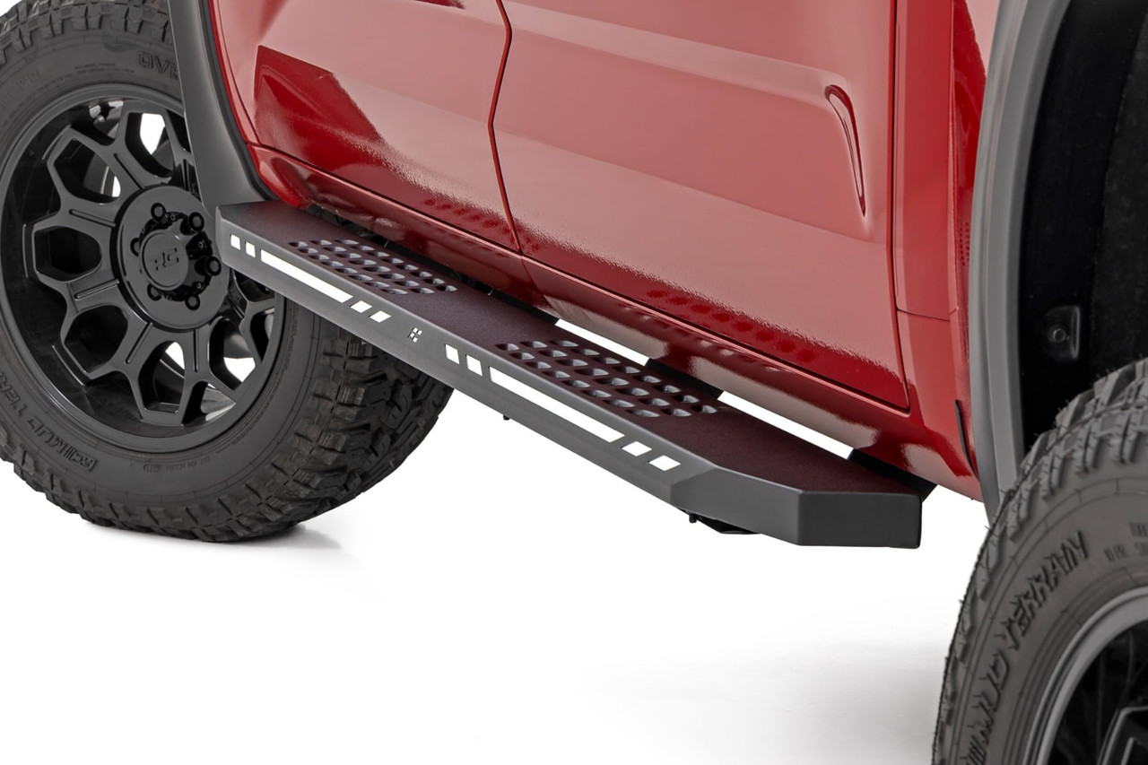Rough Country - AC2 Running Boards - Amber/White - CrewMax - Toyota Tundra 2WD/4WD (22-26) - 57008 - 57008