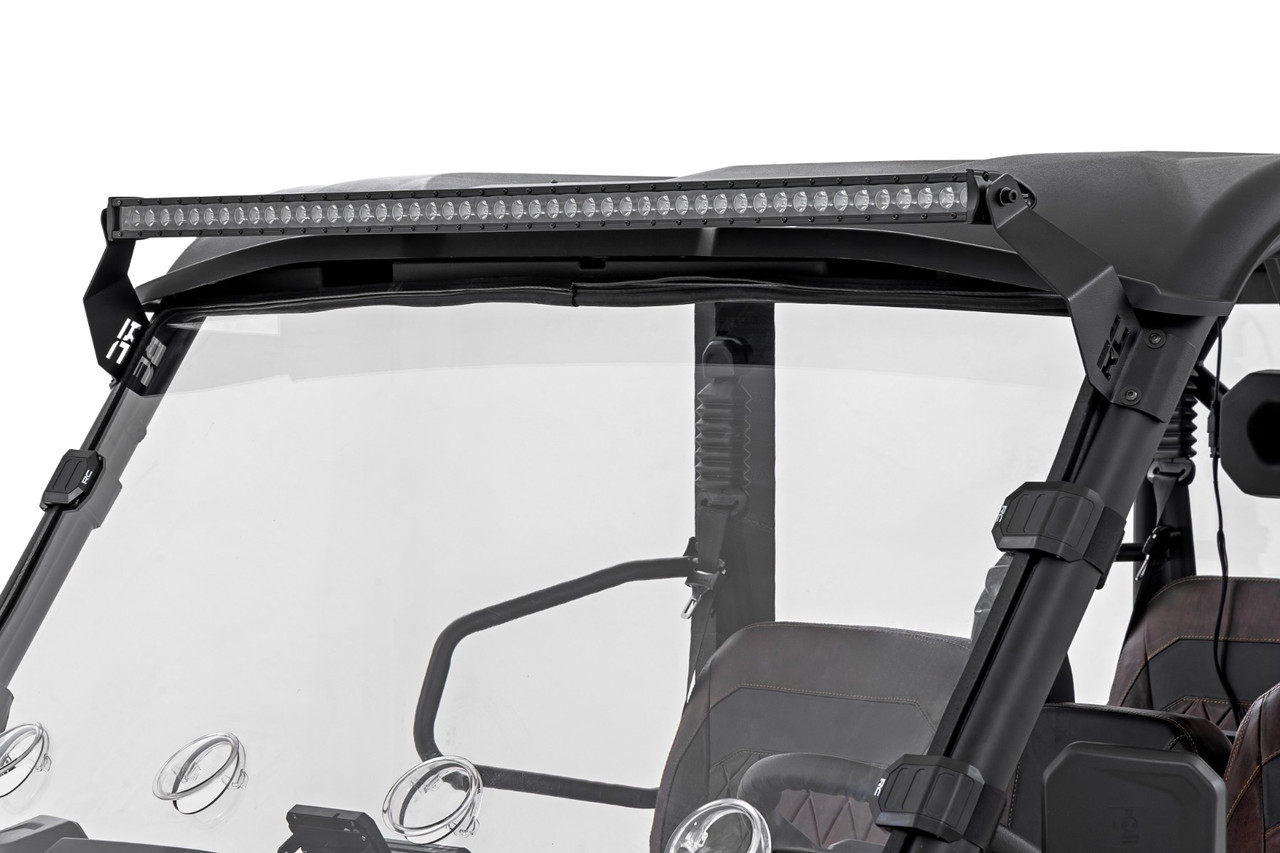 Rough Country - LED Light Mount - 50" Black Single Row - CFMOTO UFORCE U10 Pro - 71213 - 71213