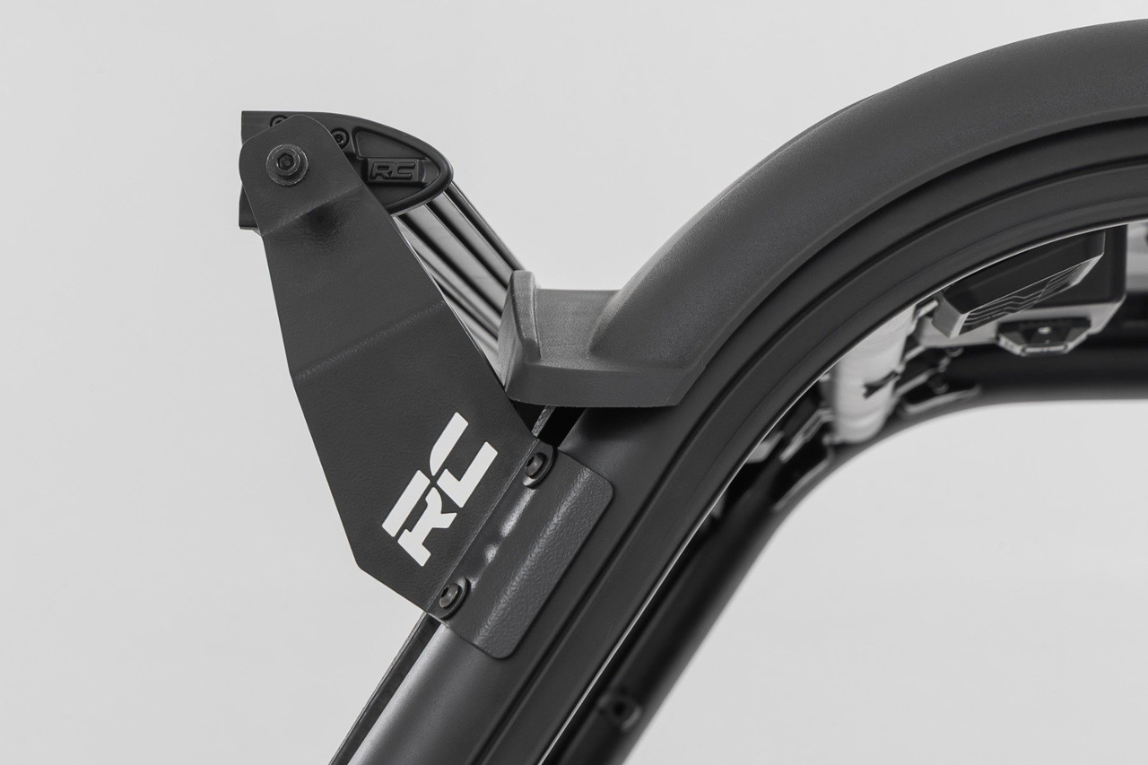 Rough Country - LED Light Mount - 50" Black Single Row - CFMOTO UFORCE U10 Pro - 71213 - 71213