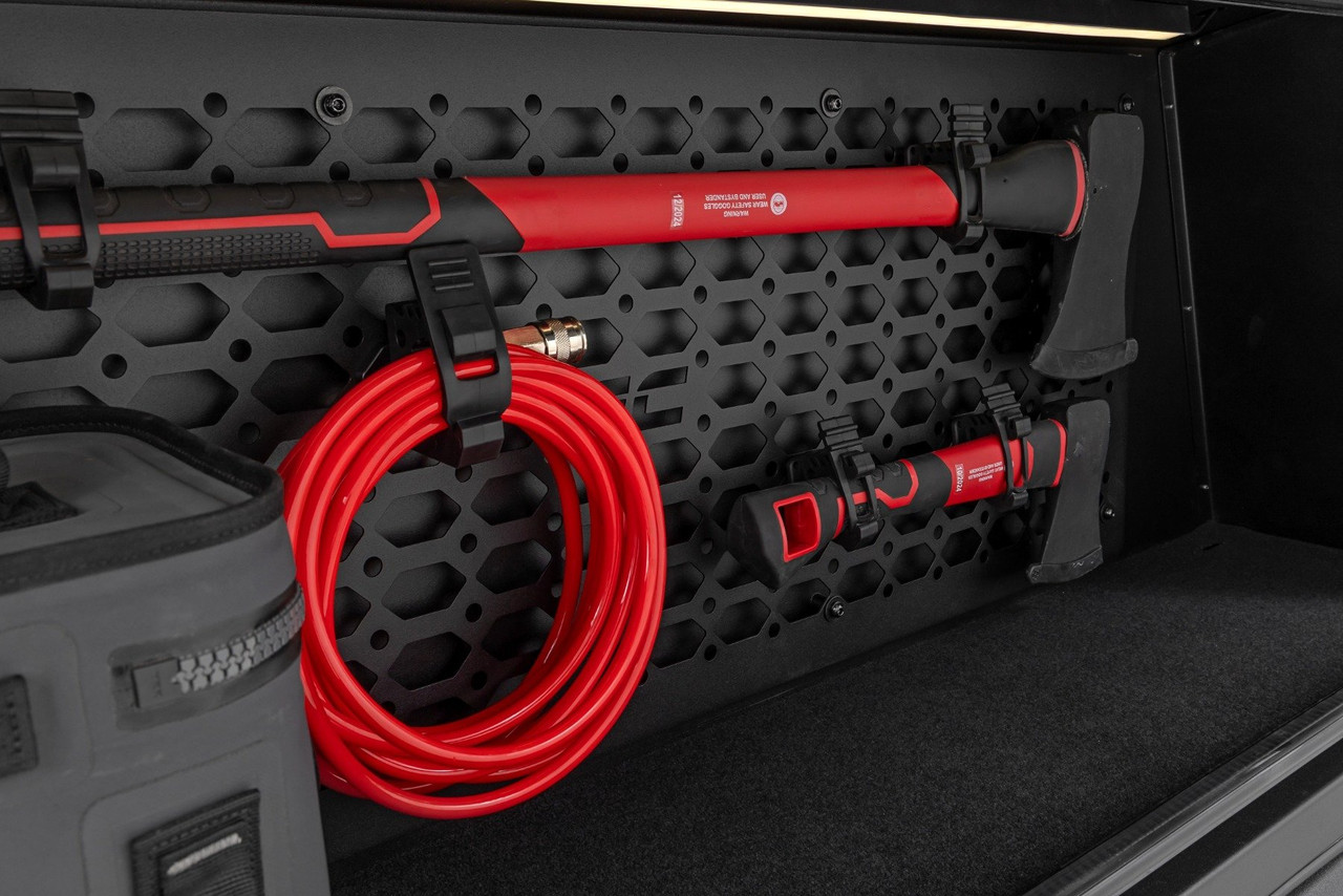 Rough Country - Bed Cap Molle Panel Side Storage Bin - Drivers Side - Jeep Gladiator JT (20-25) - 734054 - 734054