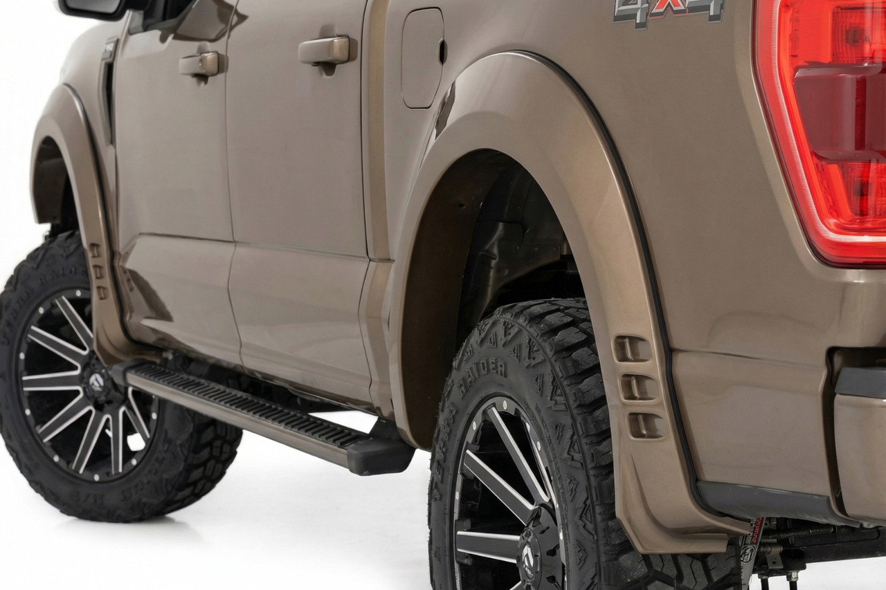 Rough Country - Fender Flares - SF1 - LJ Darkened Bronze - Ford F-150 2WD/4WD (2021-2026) - F-F320210A-LJ - F-F320210A-LJ
