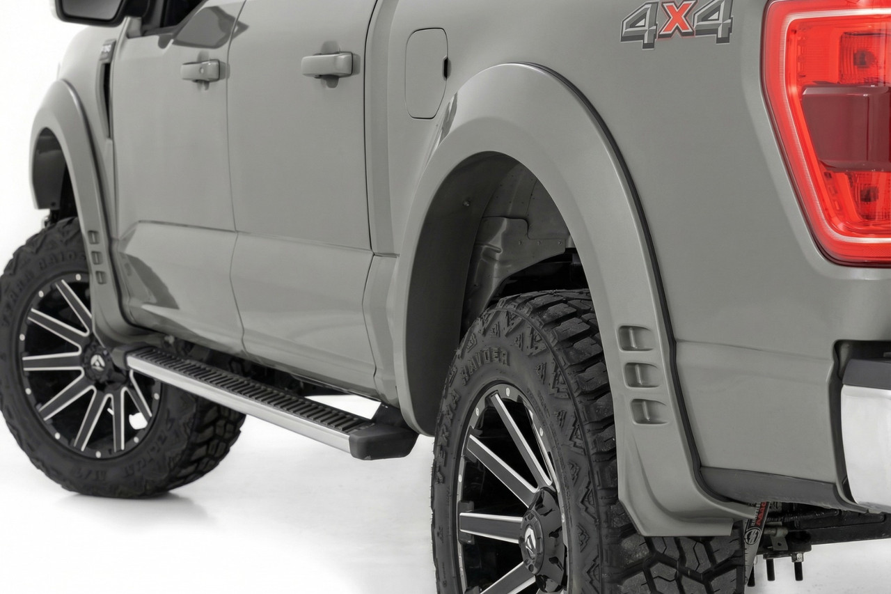 Rough Country - Fender Flares - SF1 - T9 Marsh Gray - Ford F-150 2WD/4WD (2021-2026) - F-F320210A-T9 - F-F320210A-T9