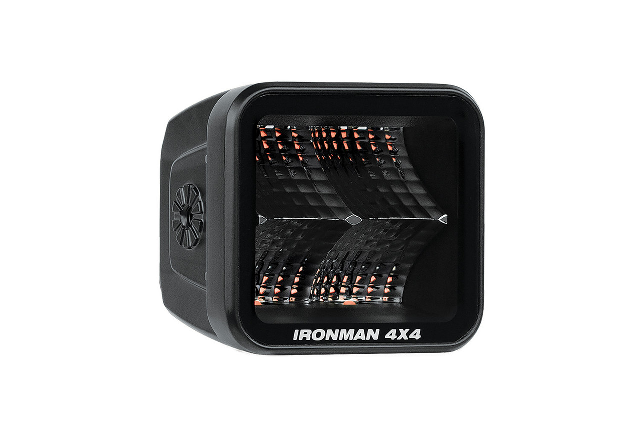 2.8" 20W LED Cube Light, Flood Beam - Red