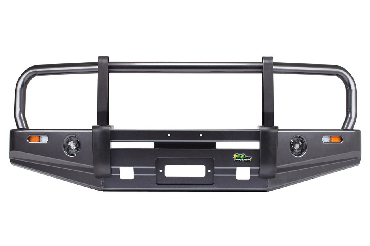 Premium Off Road Bumper and Steel Side Steps/Rails Kit Suited For 2016+ Toyota 200 Series Land Cruiser Non-KDSS