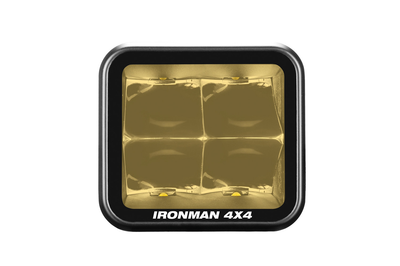 3.2" 40W LED Cube Light Kit, Spot Beam - Amber