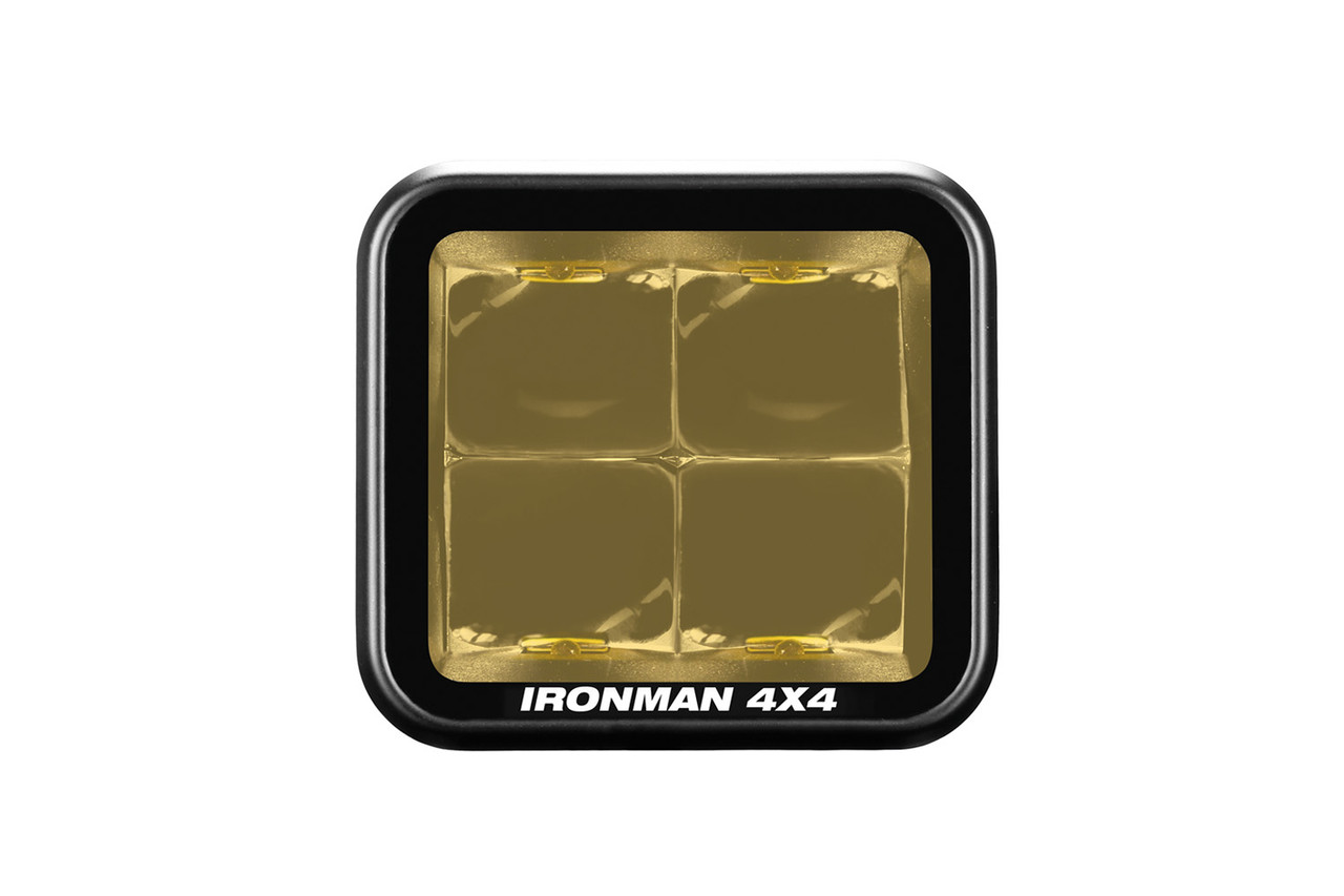 2.8" 20W LED Cube Light Kit, Spot Beam - Amber