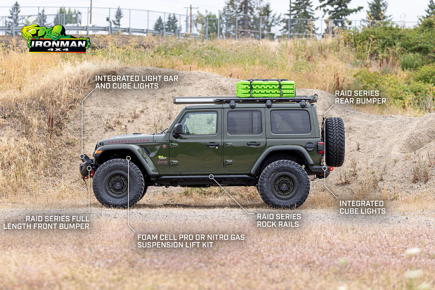 Build Package Suited for 20182020 Jeep Wrangler JL Suspension Lift