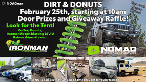 Dirt and Donuts in Burien, February 25th