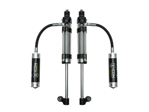 ICON 2005-2023 Toyota Tacoma Rear RXT 2.5 Omega Bypass Remote Reservoir Shocks Pair - 59926P