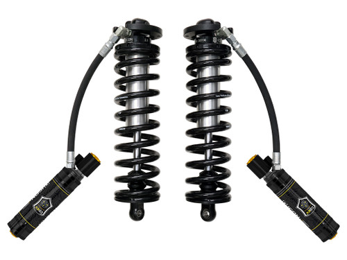 ICON 2005-2023 Ford F-250/F-350 Super Duty 4WD 2.5-3” Lift V.S. 2.5 Series Coilover Conversion Kit Remote Reservoir w/ CDEV w/ Caster Cams - 61720E