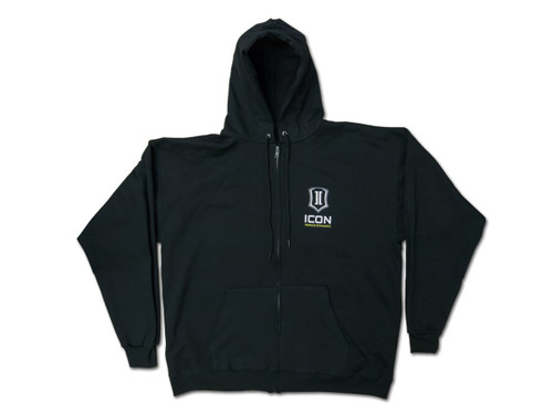 ICON STANDARD HOODY BLACK - MEDIUM - ICON-HOODY-STD-BLK-M